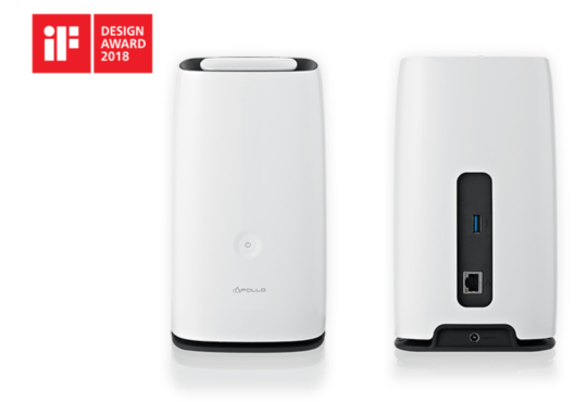Promise Technology Named iF DESIGN AWARD 2018 Winner for its Apollo Cloud 2 Duo